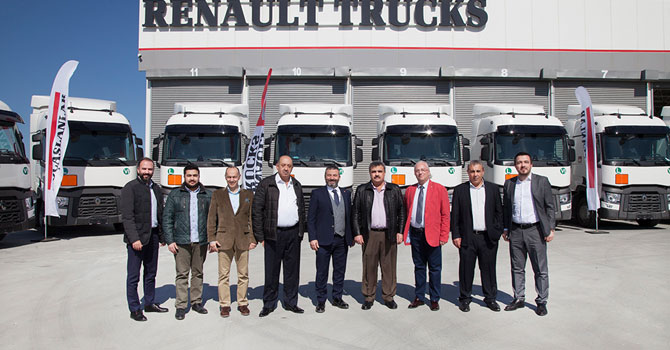 Sevnak Lojistik 14 adet Renault Trucks aldı